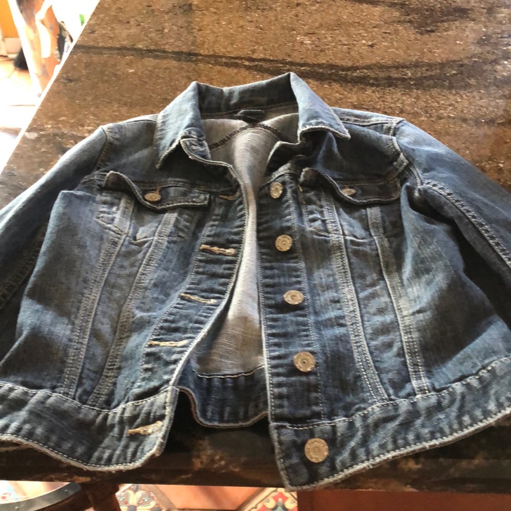 Almost famous junior jean jacket medium
